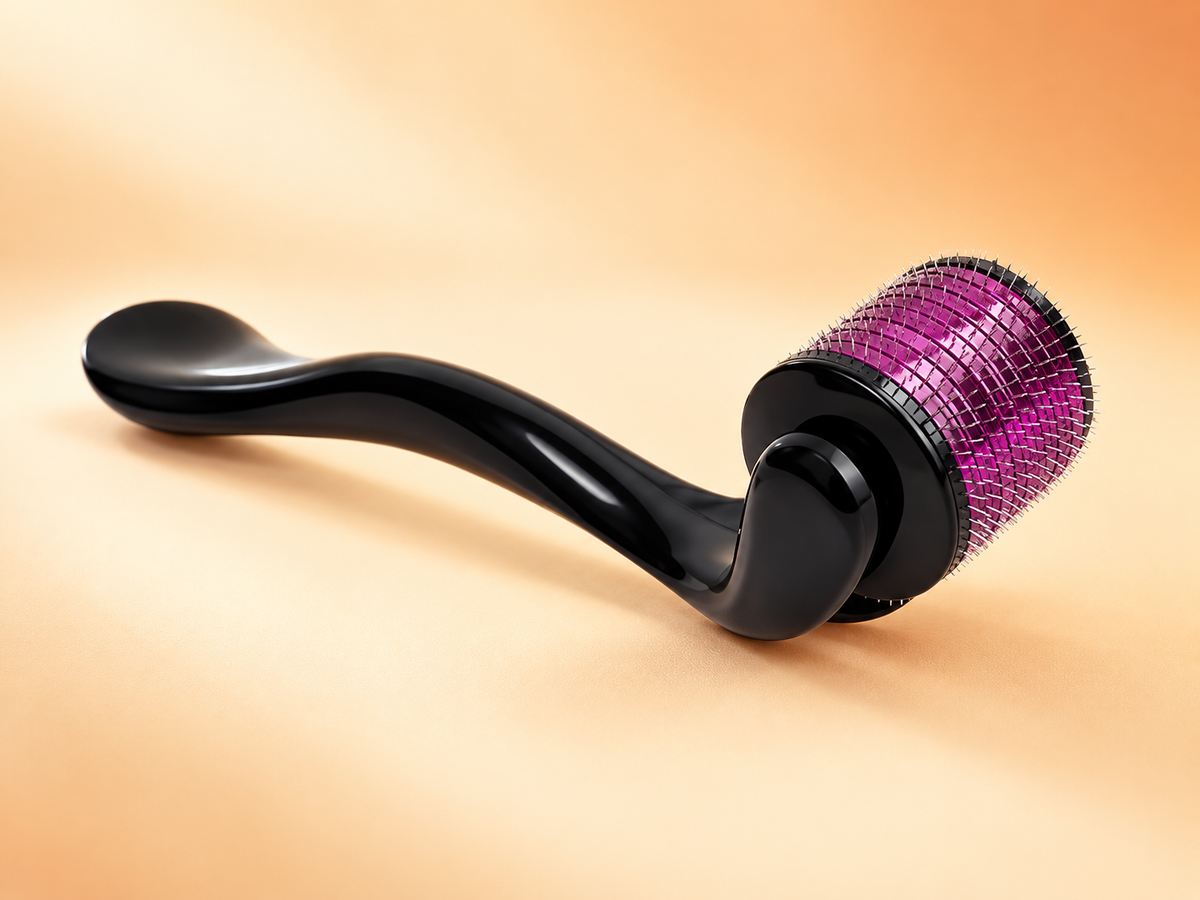 Dermaroller in titanium